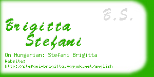 brigitta stefani business card